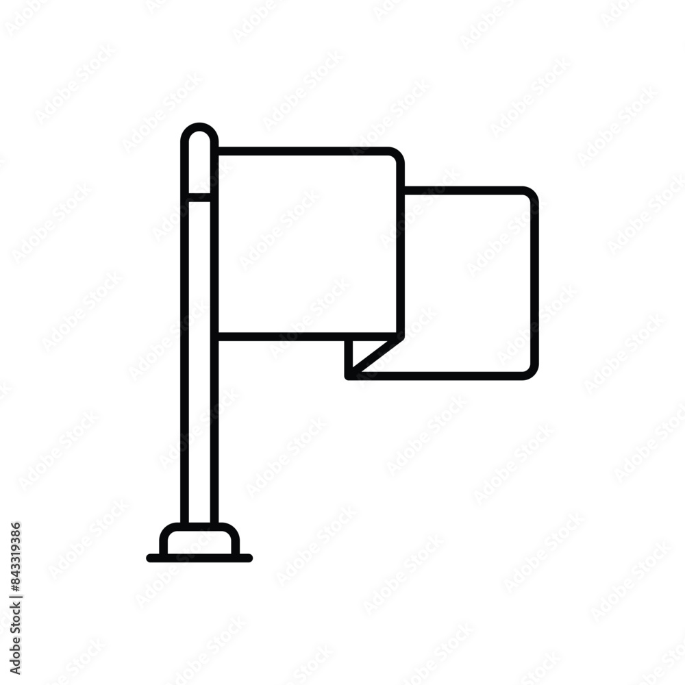 Flag icon design with white background stock illustration Flag icon design with white background stock illustration