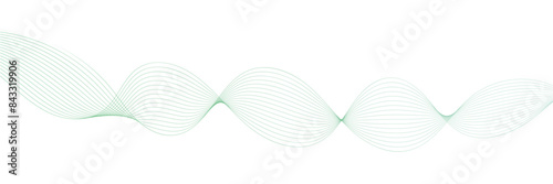 Abstract colorful wave lines on white background for elements in concept business presentation, Brochure, Flyer, Science, Technology. Vector illustration on white background in eps 10.