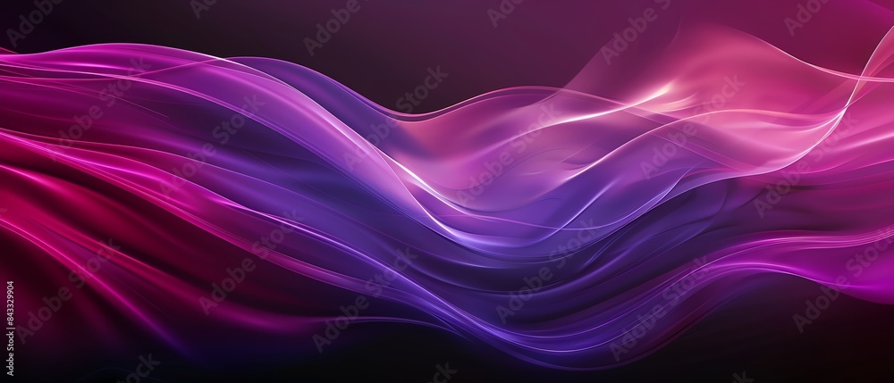 An abstract background with smooth, flowing lines in shades of purple and pink, set against a dark gradient, creating a sense of depth and fluidity An abstract background with smooth, flowing lines in shades of purple and pink, set against a dark gradient, creating a sense of depth and fluidity