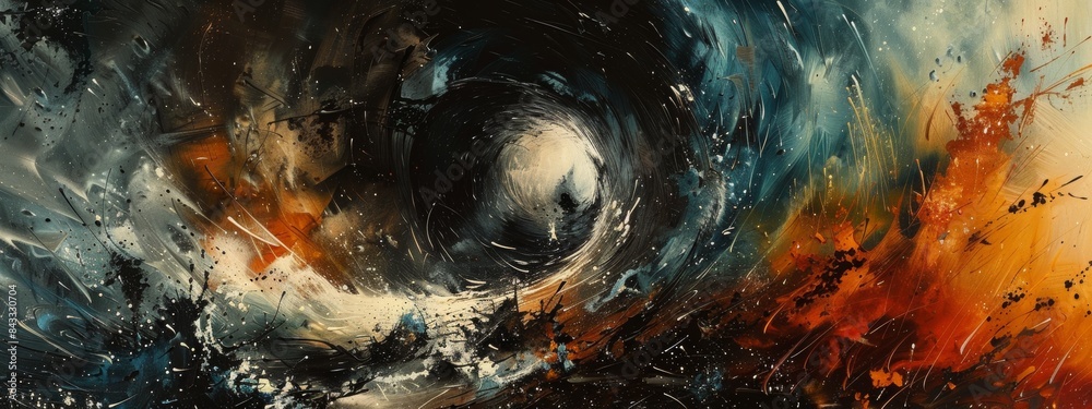Visualize the cyclical process of creation and destruction through ...