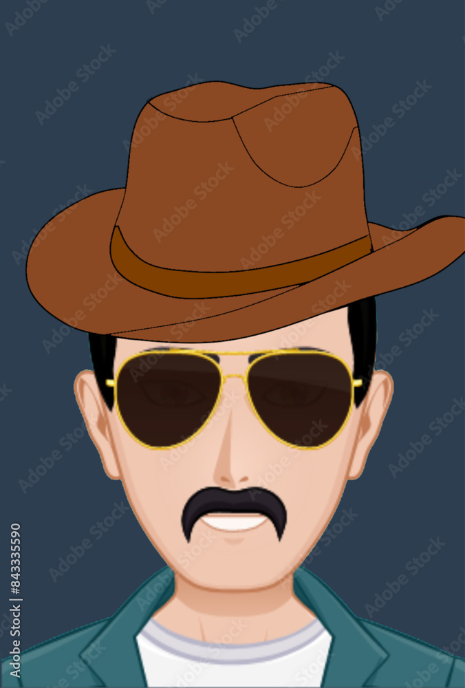 man with a hat man with a hat