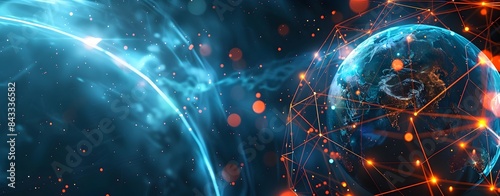 Dynamic Global Interconnected Network with Futuristic Visualization