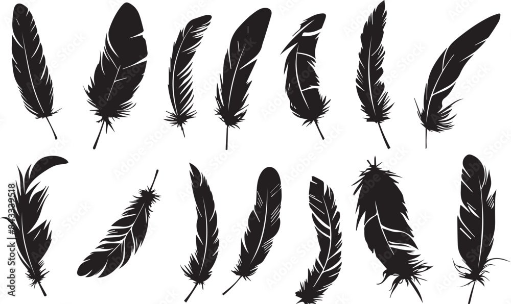 feather seamless pattern