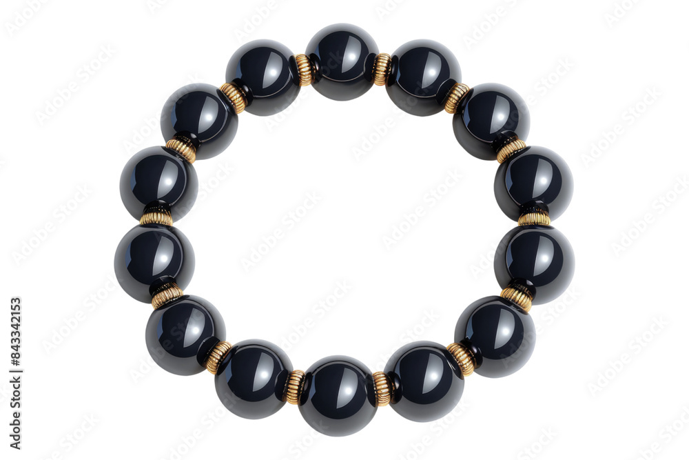 Beaded bracelet isolated on transparent background Beaded bracelet isolated on transparent background