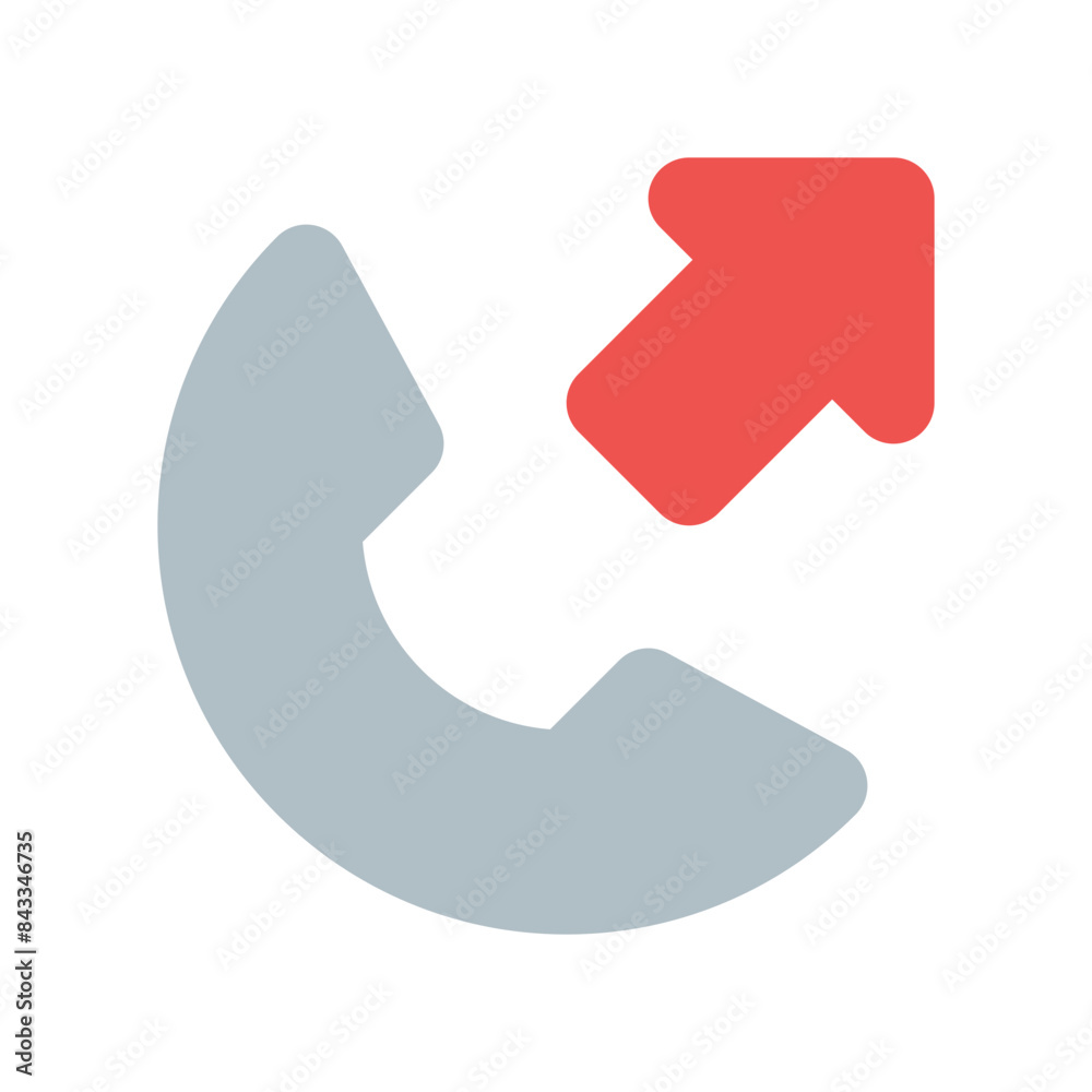 Outgoing Call telephone ui color icon Outgoing Call telephone ui color icon