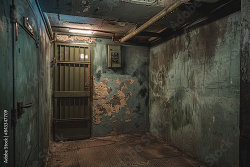 Hidden room inside a secretive underground bunker