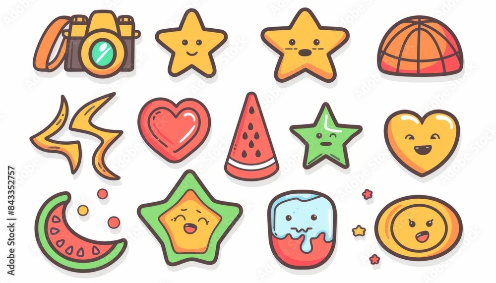 vector stickers pack vector stickers pack