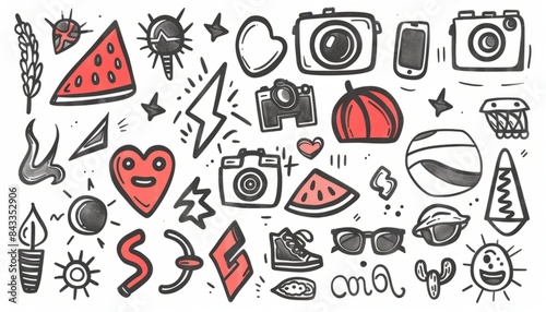 vector stickers pack