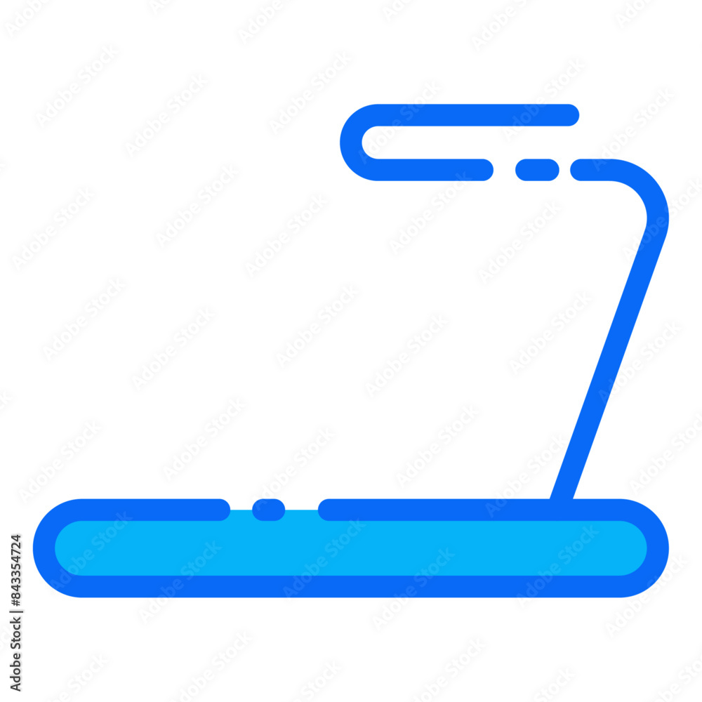 Treadmill outline dual tone icon. vector thin line icon for mobile app, website, logo and presentation design. Treadmill outline dual tone icon. vector thin line icon for mobile app, website, logo and presentation design.