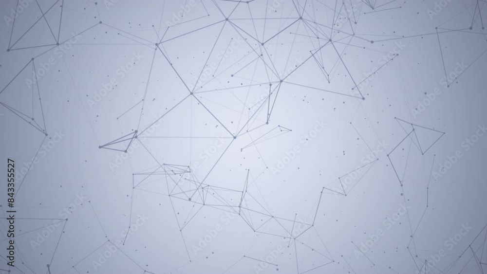 White plexus technology background. White abstract futuristic network connection background. Seamless loop White plexus technology background. White abstract futuristic network connection background. Seamless loop