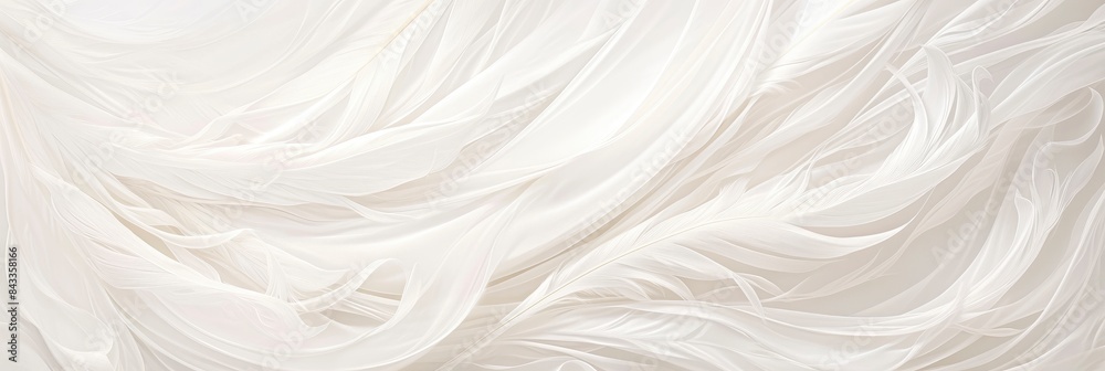 Organic Abstract Patterns Resembling Feathers, In Delicate Whites And Grays, Evoking Lightness And Grace , HD Wallpapers, Background Image