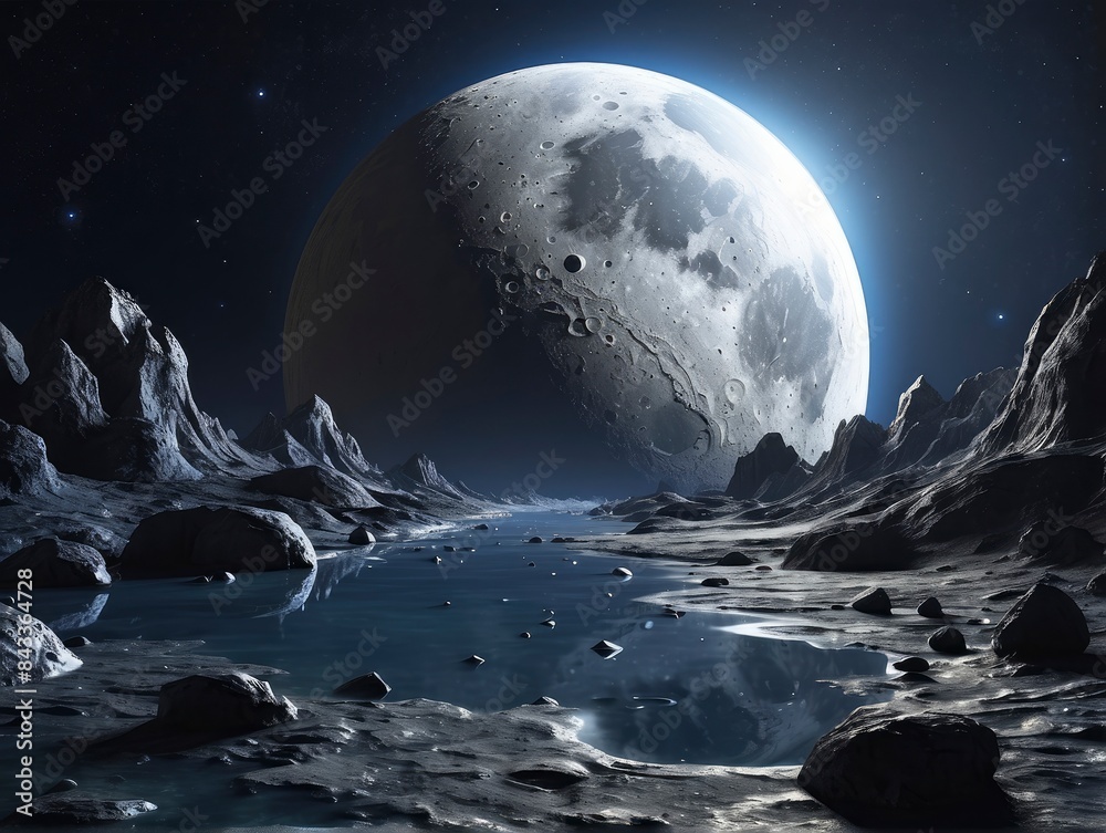 moon and earth moon and earth
