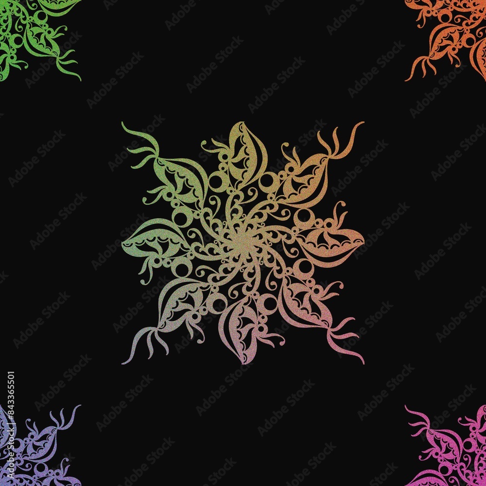 Abstract, Doodle lines in abstract flower circles, Lines with many colors without fixed shapes forming a picture, Beautiful multicolored lines forming an image, Doodle lines, Patterns. Abstract, Doodle lines in abstract flower circles, Lines with many colors without fixed shapes forming a picture, Beautiful multicolored lines forming an image, Doodle lines, Patterns.