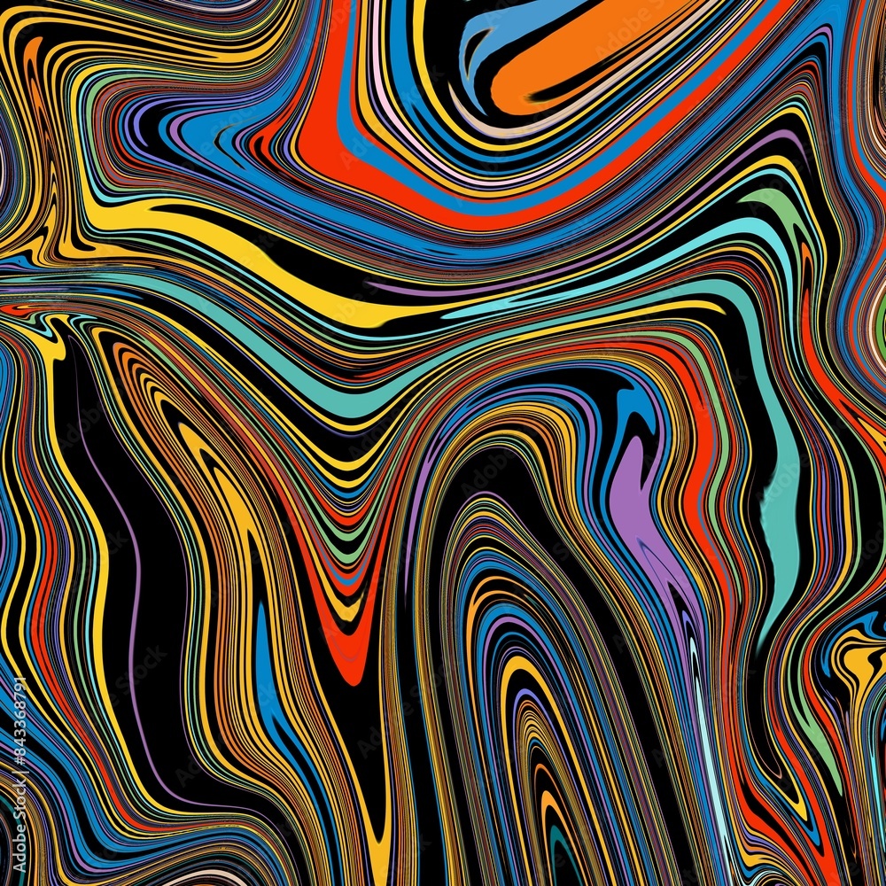 Obraz premium abstract Colourful line