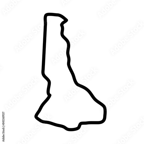 River Nile vector map