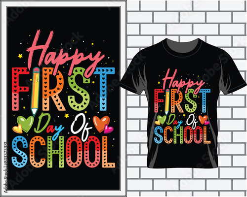 Back to School T Shirt Design