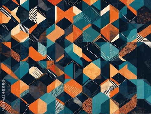 seamless geometric pattern
