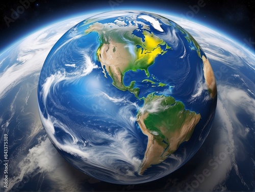 earth in space