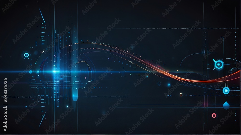 Obraz premium The Global Pulse - A Connected World