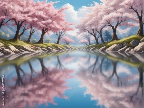 spring in the park