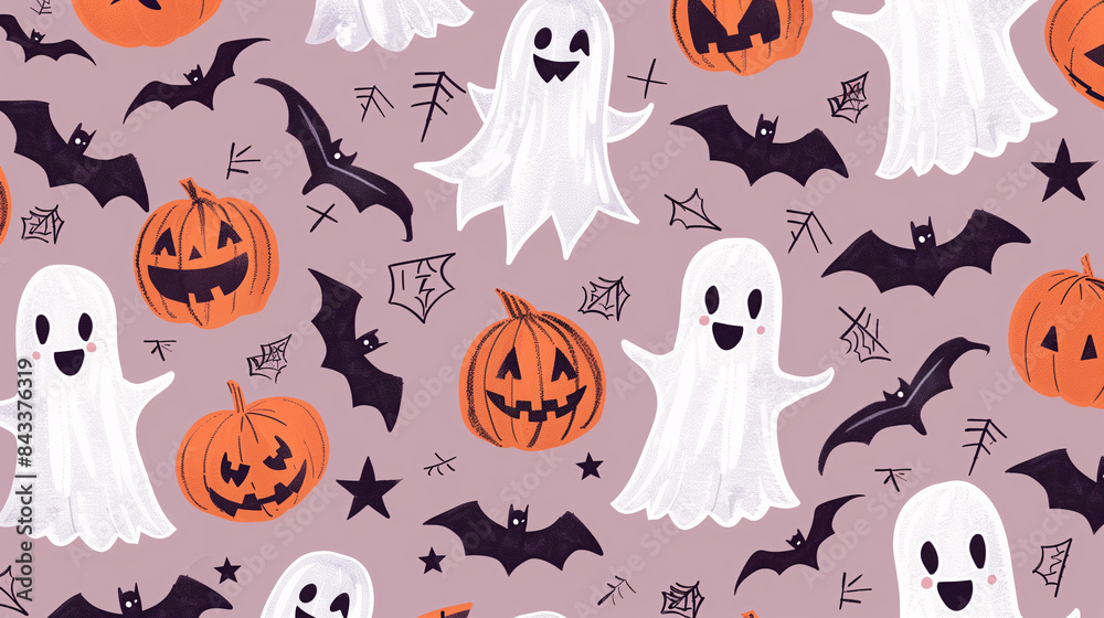 halloween seamless background halloween seamless background