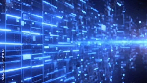 Wallpaper Mural background with abstract futuristic glowing footage Torontodigital.ca