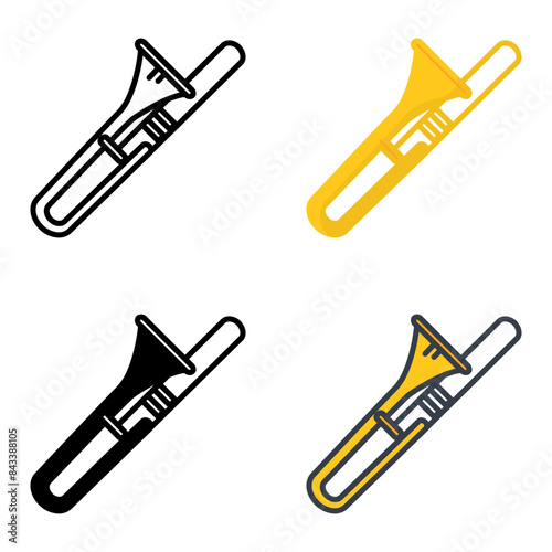 The Trombone icon represents a brass instrument known for its sliding mechanism and rich, bold sound.