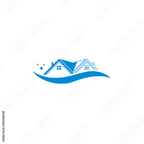 Modern House Appartment Logo Design Vector 