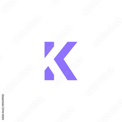 Free Download K Hair Logo Design Vector Modern  - GFXLoad