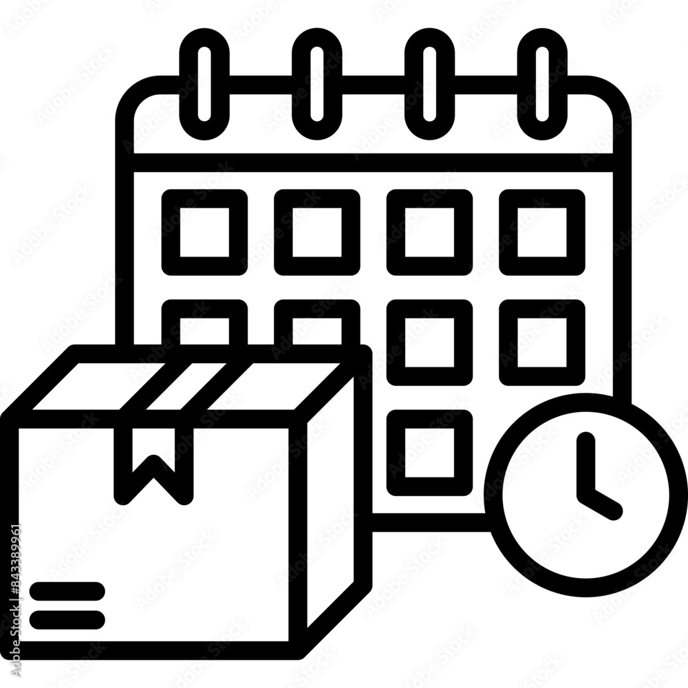 Delivery Schedule Icon Delivery Schedule Icon