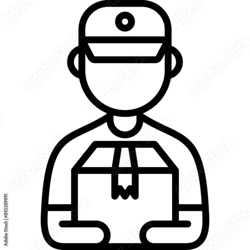 Delivery Man Icon