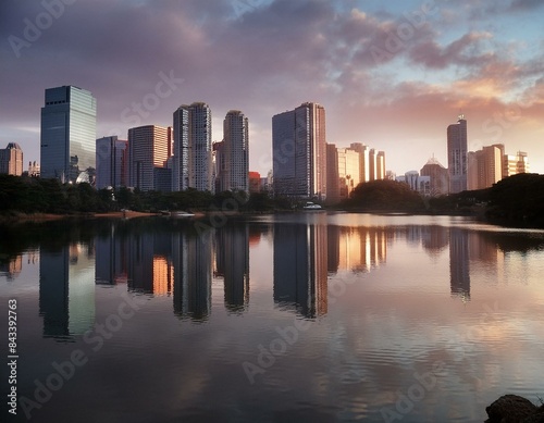 Wallpaper Mural city, night, skyline, cityscape, traffic, downtown, building, urban, light, highway, road, street, sunset, business, architecture, dusk, sky, view, car, skyscraper, china, lights, evening, seattle, sk Torontodigital.ca