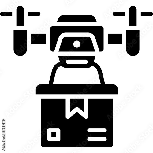 Delivery Drone Icon