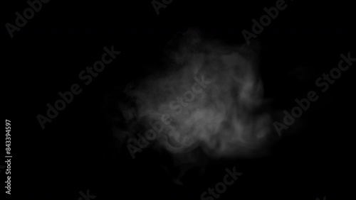 Cold Breath Front Angle Real Smoke at 4K #05