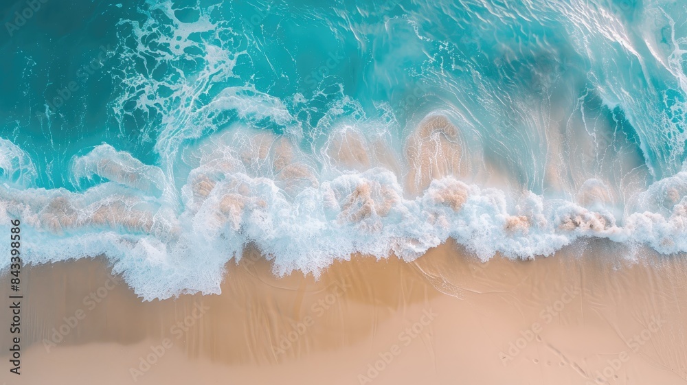 Beautiful tropical wave of summer sea surf. Soft turquoise blue ocean wave on the golden sandy beach. Beautiful tropical wave of summer sea surf. Soft turquoise blue ocean wave on the golden sandy beach.