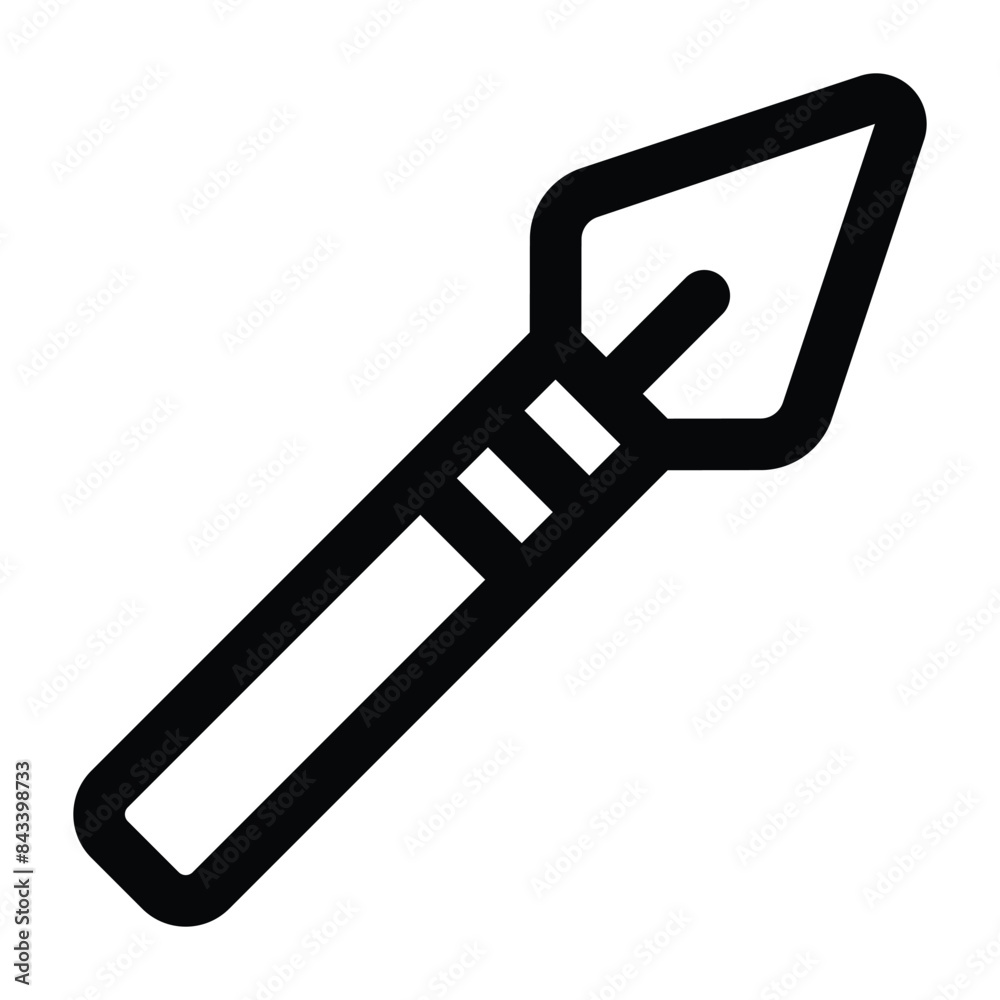 Simple Spear icon. The icon can be used for websites, print templates, presentation templates, illustrations, etc Simple Spear icon. The icon can be used for websites, print templates, presentation templates, illustrations, etc