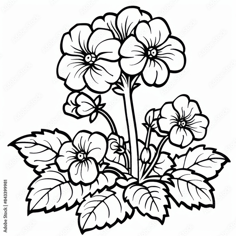 Black and white outline drawing of a flower bouquet, perfect for coloring pages or floral design templates. Black and white outline drawing of a flower bouquet, perfect for coloring pages or floral design templates.