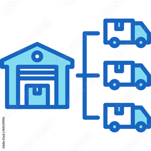 Distribution Center Icon