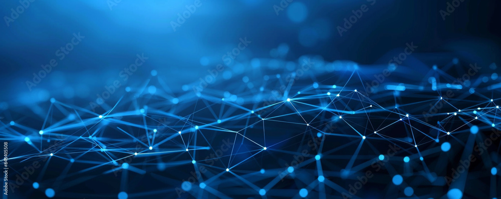 Lattice of geometric shapes and lines on a midnight blue background Lattice of geometric shapes and lines on a midnight blue background