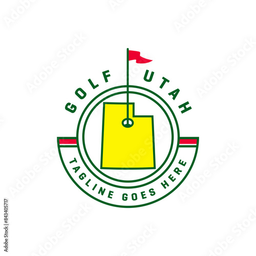 utah golf sports logo