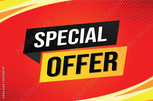Special offer final sale tag. Banner design template for marketing. Special offer promotion or retail. background banner modern graphic design for store shop, online store, website, landing page

