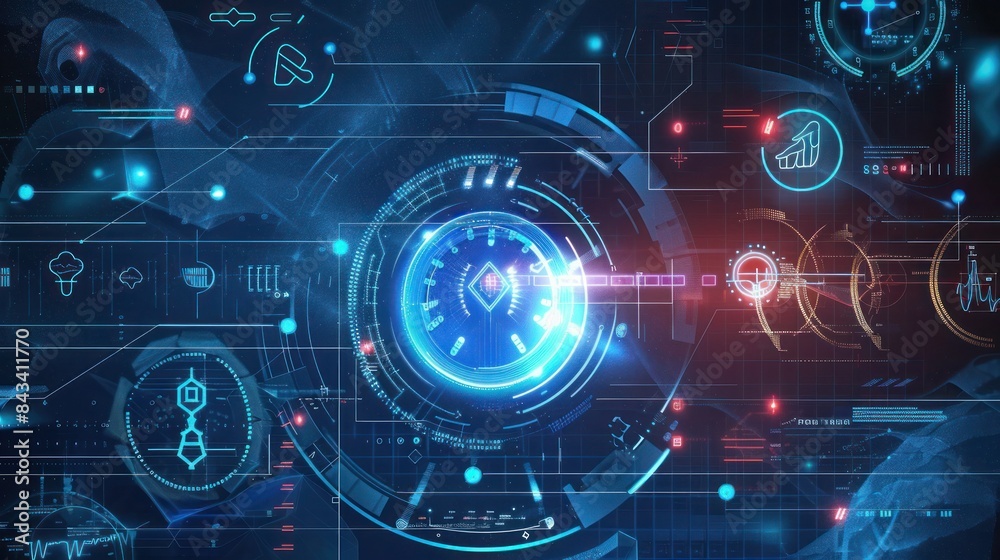 Scientific Future Technology Business Presentation background Scientific Future Technology Business Presentation background