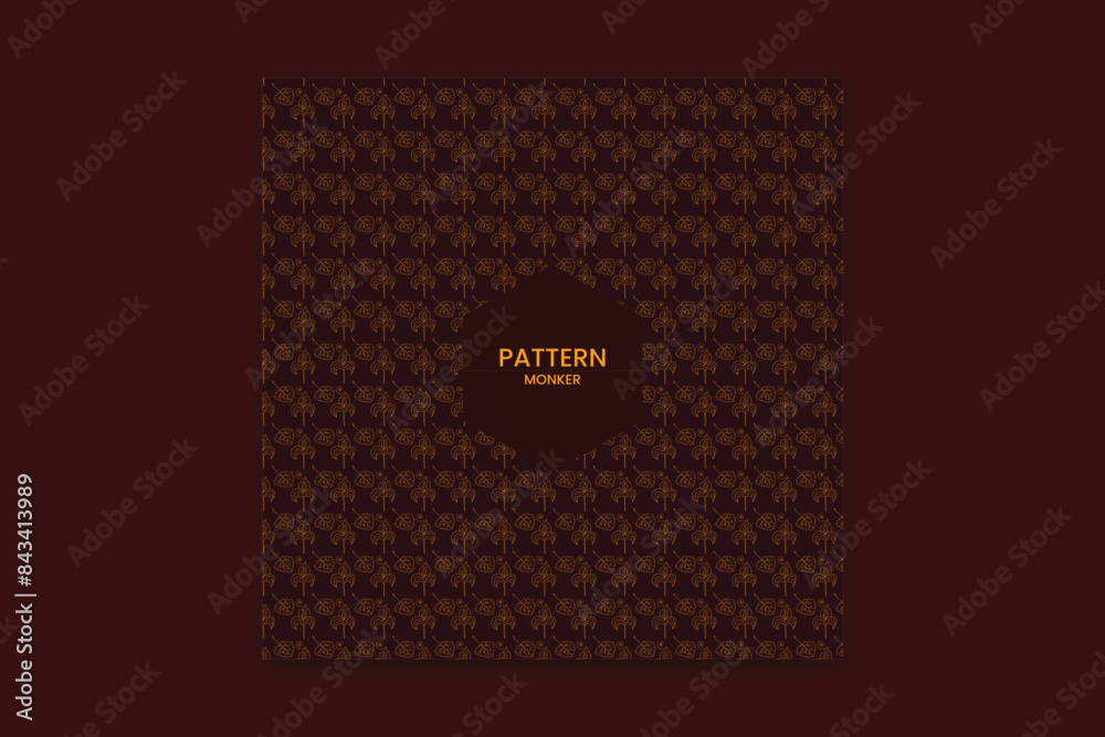 Obraz premium floral pattern design template