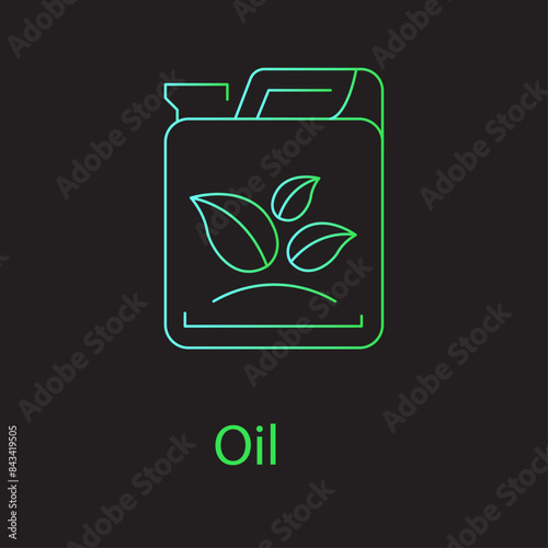 Biofuel Icon - Renewable Fuel Source, Sustainable Energy, and Eco-Friendly Alternative Illustration.