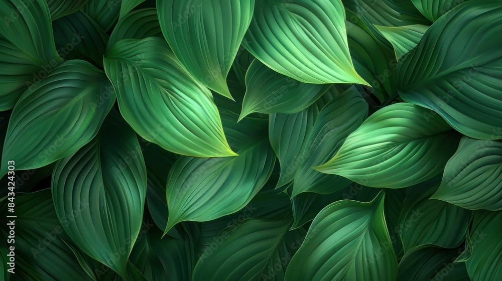 Nature Leaf Texture. Nature background, closeup nature view of abstract green texture, tropical leaf. abstract green texture