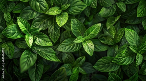 Nature background, closeup nature view of abstract green texture, tropical leaf. abstract green texture