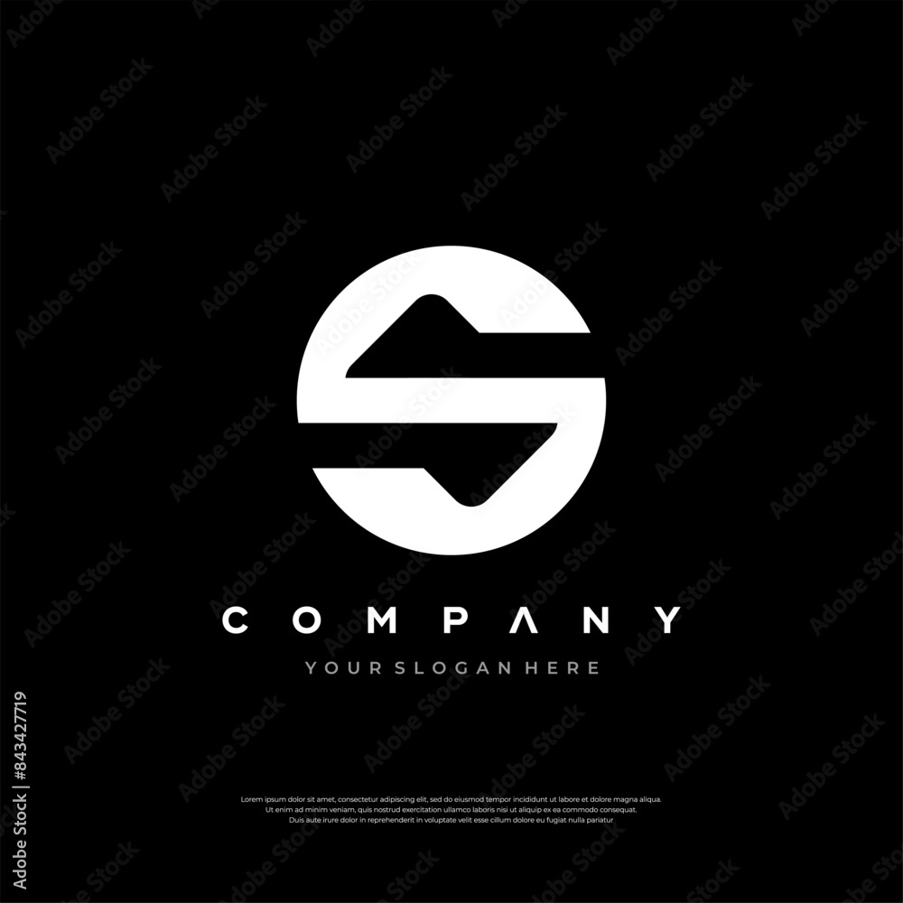 Monochrome Emblem Design Monochrome Emblem Design