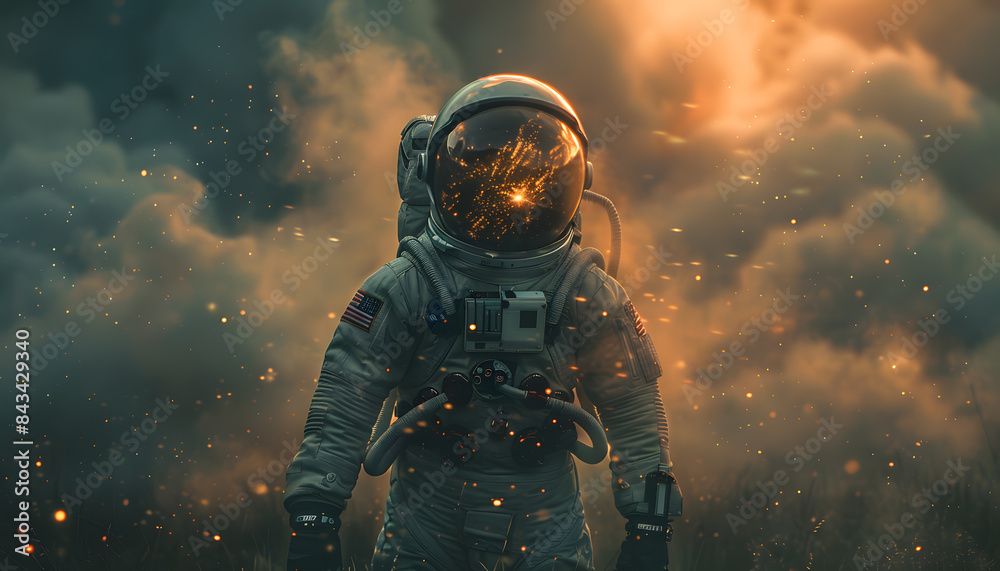 astronaut in space astronaut in space