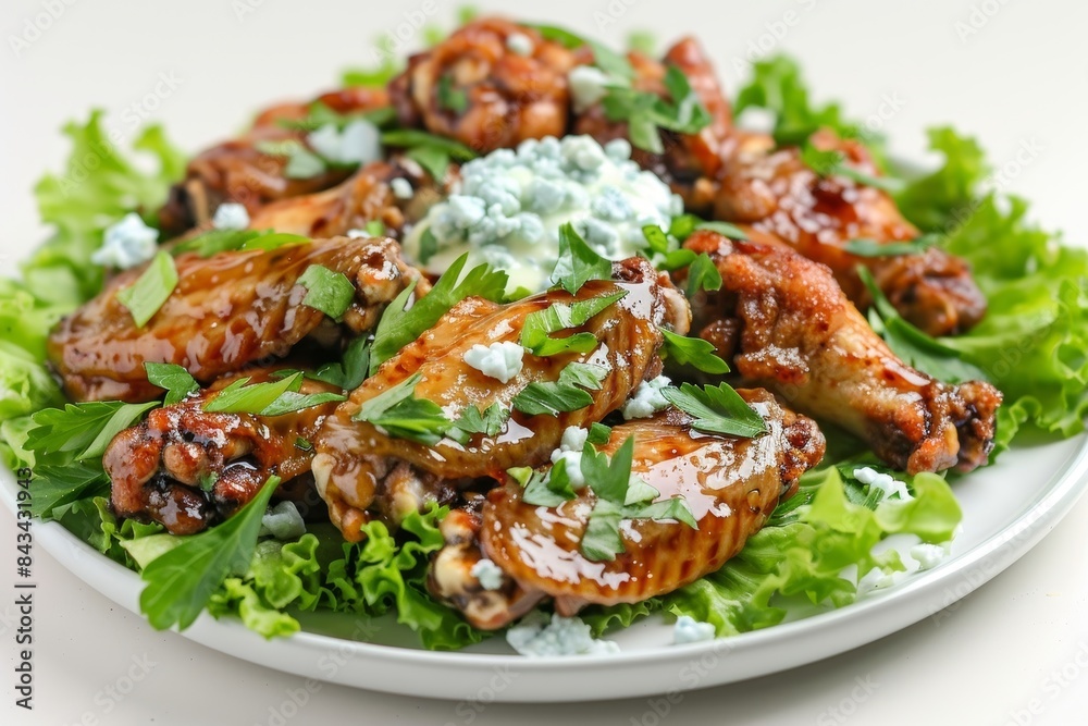 Tantalizing Teriyaki Wings with Creamy Blue Cheese Sauce Tantalizing Teriyaki Wings with Creamy Blue Cheese Sauce