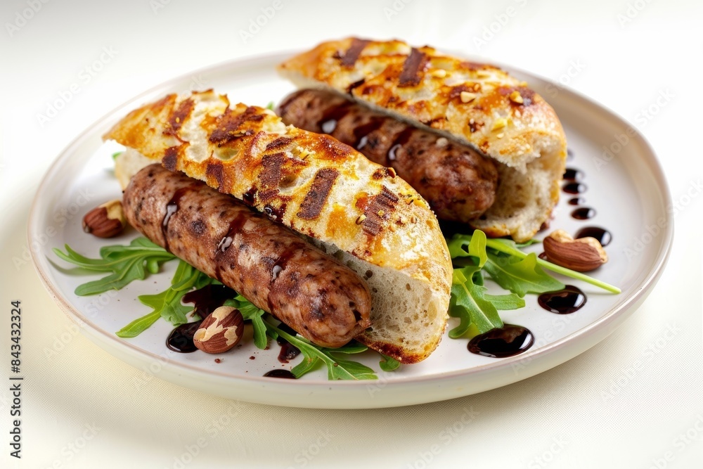 Mouthwatering Italian Sausage and Hazelnut-Chocolate Panini Mouthwatering Italian Sausage and Hazelnut-Chocolate Panini